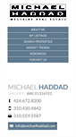 Mobile Screenshot of michaelhaddad.com